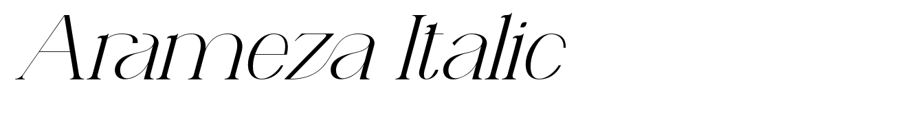 Arameza Italic